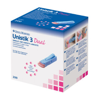 Owen Mumford Unistik 3 Pre-set Single Use Safety Lancets At1064