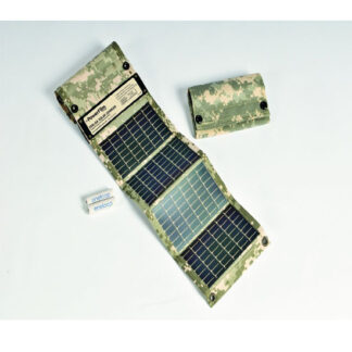 PowerFilm Solar SKU # USB+AA (Color = Digital Camo ACU)