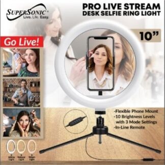 10" Selfie Ring Light (Desktop