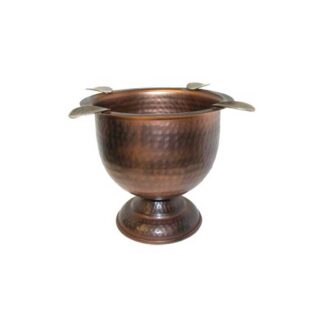 Stinky Cigar Ashtrays SKU # CA-ST-4HCOP -- STINKY TALL 4 STIRRUP ASHTRAY HAMMERED COPPER *** 1 EACH