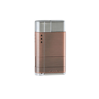 Xikar SKU # 522BZ -- Torch Lighter *** Cirro Single Jet Vintage Bronze - Lifetime Warranty  *** 1 EACH - PreFilled with XiKar Brand Butane