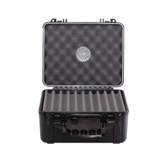 Xikar SKU # 280 -- Travel Humidors *** 50-80 count Black No Label - Lifetime Warranty *** 1 EACH