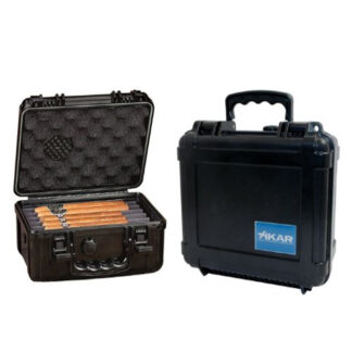 Xikar SKU # 225 -- Travel Humidors *** 18-24 count Black No Label - Lifetime Warranty *** 1 EACH