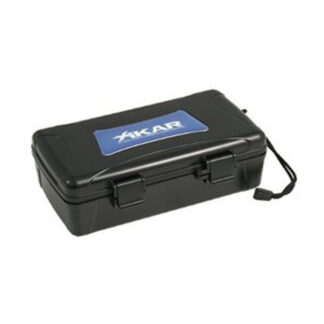 Xikar SKU # 210 -- Travel Humidors *** 10 count Black No Label - Case of 6 - Lifetime Warranty  *** 1 CASE OF 6