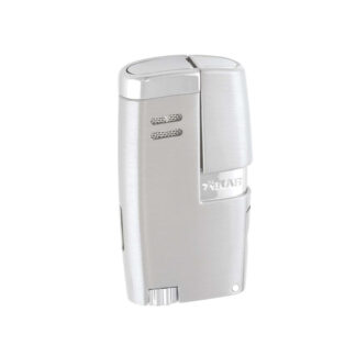 Xikar SKU # 552SL -- Torch Lighter *** Vitara Double Jet Silver - Lifetime Warranty *** 1 EACH - PreFilled with XiKar Brand Butane