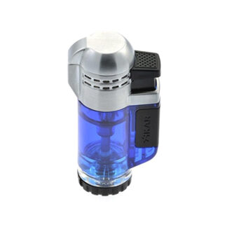 Xikar SKU # 526BL -- Torch Lighter *** Tech Double Jet Blue - Lifetime Warranty  *** 1 EACH - PreFilled with XiKar Brand Butane