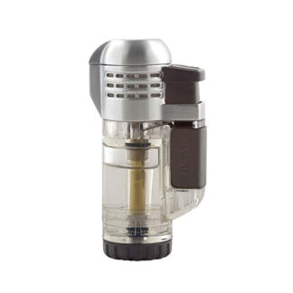 Xikar SKU # 527CL -- Torch Lighter *** Tech Triple Clear - Lifetime Warranty *** 1 EACH - PreFilled with XiKar Brand Butane