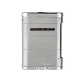 Xikar SKU # 535SL -- Table Top Torch Lighter *** Allume Triple Steel Silver - Lifetime Warranty *** 1 EACH - PreFilled with XiKar Brand Butane