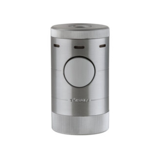 Xikar SKU # 569SL -- Table Top Torch Lighter *** Volta Quad Silver - Lifetime Warranty *** 1 EACH - PreFilled with XiKar Brand Butane