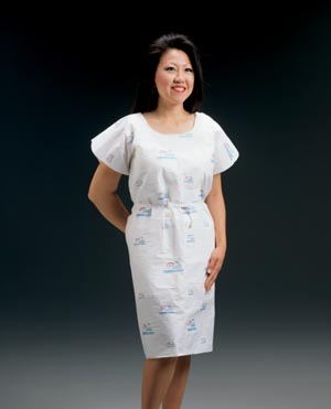 Graham Medical Tissue/poly/tissue Examination Gown 271