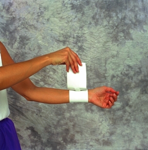 Scott Specialties Elastic Wrist Wraps 1303-bla