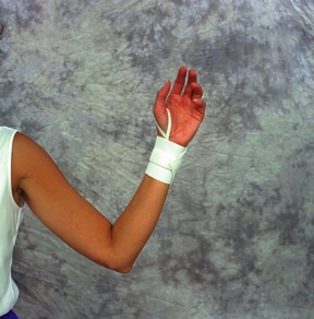 Scott Specialties Elastic Wrist Wraps 2003-whi-el