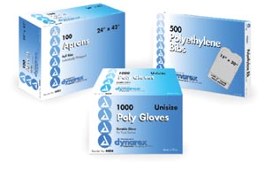 Dynarex Disposable Adult Lap Bibs 4405