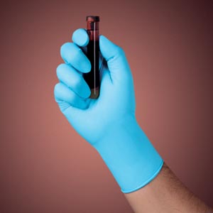 Halyard Blue Nitrile Exam Gloves 53102