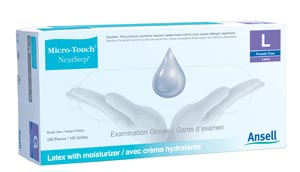 Ansell Micro-touch Style 42 Nextstep Powder-free Latex Exam Gloves 3204