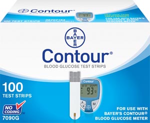 Ascensia Contour Blood Glucose Monitoring System 7090g