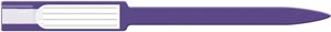 Medical Id Solutions 10" Self Adhesion Insert Wristbands - Soft Vinyl 8547c