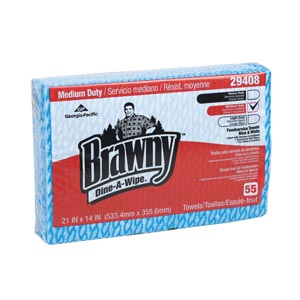 Georgia-pacific Brawny Dine-a-wipe Foodservice Quarterfold Busing Towels 29408