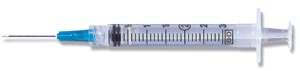 Bd 3 Ml Syringes & Needles 305060