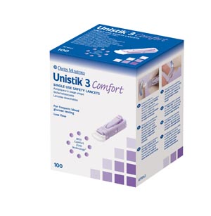 Owen Mumford Unistik 3 Pre-set Single Use Safety Lancets At1042