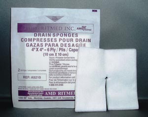 Amd Medicom Trach & Iv Non-woven Dressing Sponges A9210-np