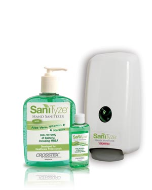 Crosstex Sanityze Waterless Moisturizing Antimicrobial Gel Jwgpro1