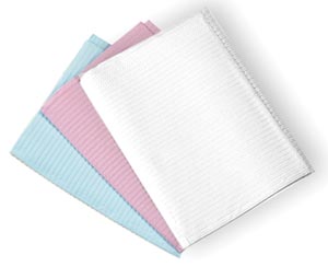 Crosstex Sani-tab Chain-free Patient Towel Wpxwht