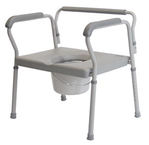 Graham Field Lumex Bariatric Imperial Collection Three-in-one Steel Commode 7446a-2