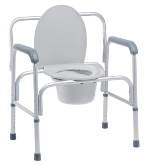 Graham Field Lumex Bariatric Three-in-one Aluminum Commode 2190a