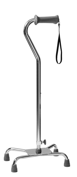 Graham Field Lumex Silver Collection Low Profile Quad Canes 6120a