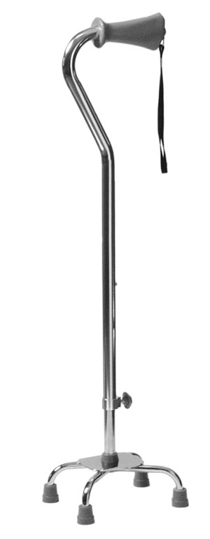 Graham Field Lumex Silver Collection Low Profile Quad Canes 6121a