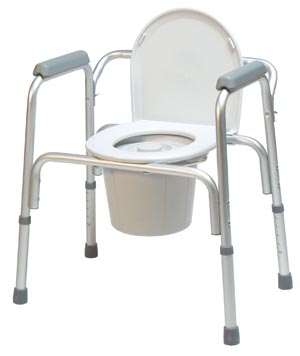 Graham Field Lumex Three-in-one Aluminum Commode 2195a-4