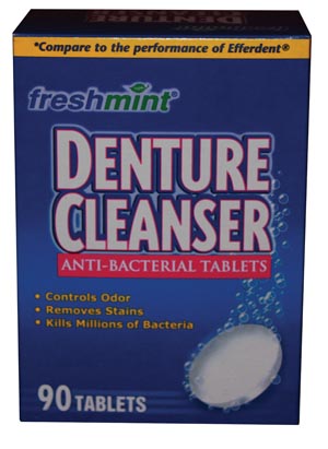 New World Imports Freshmint Denture Tablets Dent90