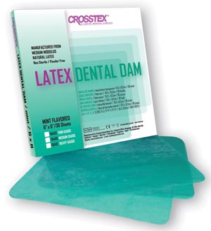 Crosstex Dental Dams 19401