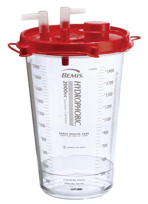 Bemis Hydrophobic Suction Canister System 435410