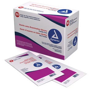 Dynarex Latex Exam Powder Free Gloves 2451
