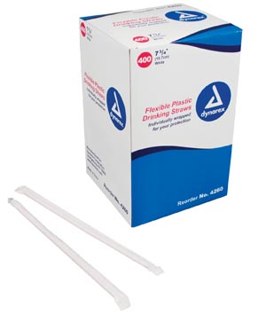 Dynarex Flex Straws 4260