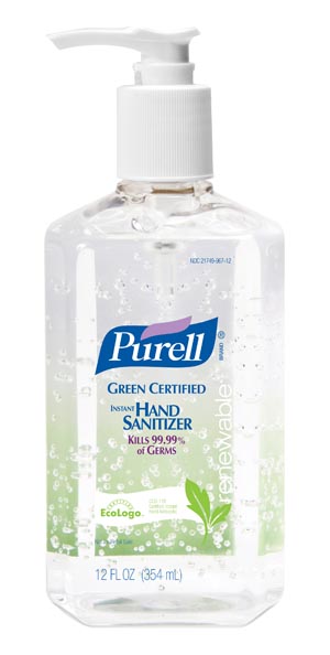 Gojo Purell Green Certified Hand Sanitizer 3691-12