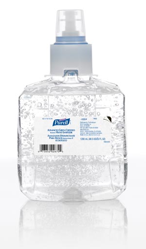 Gojo Purell Ltx-12 Advanced Green Certified Instant Hand Sanitizer 1903-02