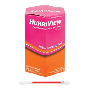 Beutlich Hurriview Plaque Indicating Snap -n- Go Swabs 0283-0104-72