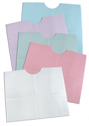 Tidi 3-ply Tissue/poly Contour Bib 917901