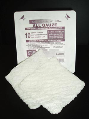 Amd Medicom Fluff Sponges A66752