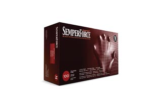Sempermed Semperforce Nitrile Exam Powder Free Textured Glove Bknf103