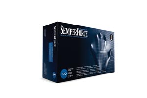 Sempermed Semperforce Nitrile Exam Powder Free Textured Glove Bknf104