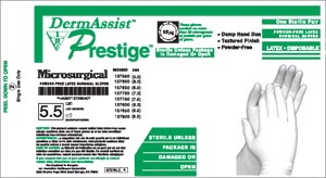 Innovative Prestige Microsurgical Powder-free Latex Surgical Gloves 137800