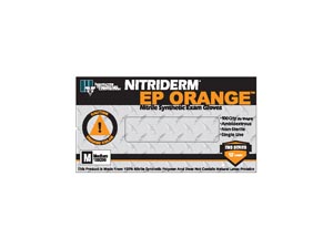 Innovative Nitriderm Ep Orange Powder-free Exam Gloves 189450