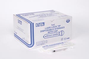 Exel Tb Tuberculin Syringes With Luer Lock 26049