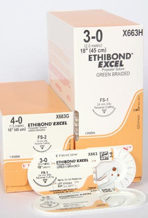 Ethicon Ethibond Extra Polyester Sutures X663h