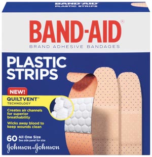 J&j Band-aid Plastic Adhesive Bandages 005635