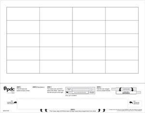 Precision Dynamics Datamate Labels & Bracelet System 9200-00-pdr
